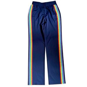 Bloomingdales Exclusive Sunset + Spring Rainbow Stripe Track Pants